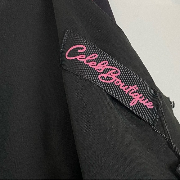 Celeb Boutique Kenta - Lilac Cut-Out Bodycon Graphic Print Dress Size M (6-8) - Picture 5 of 10